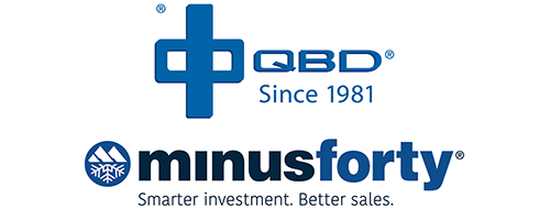 Due North's QBD and Minus Forty Logos